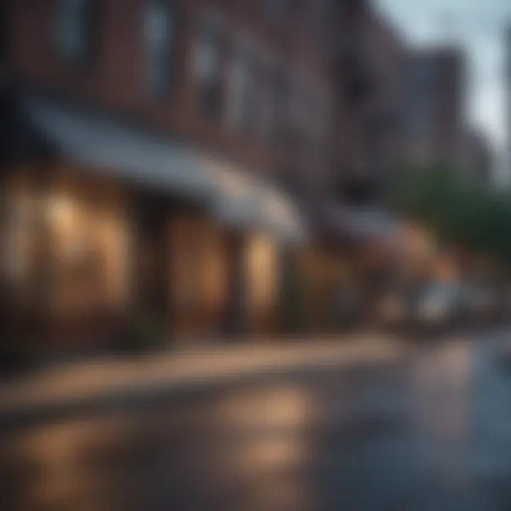 A vibrant street scene in one of Chicago's renowned neighborhoods.