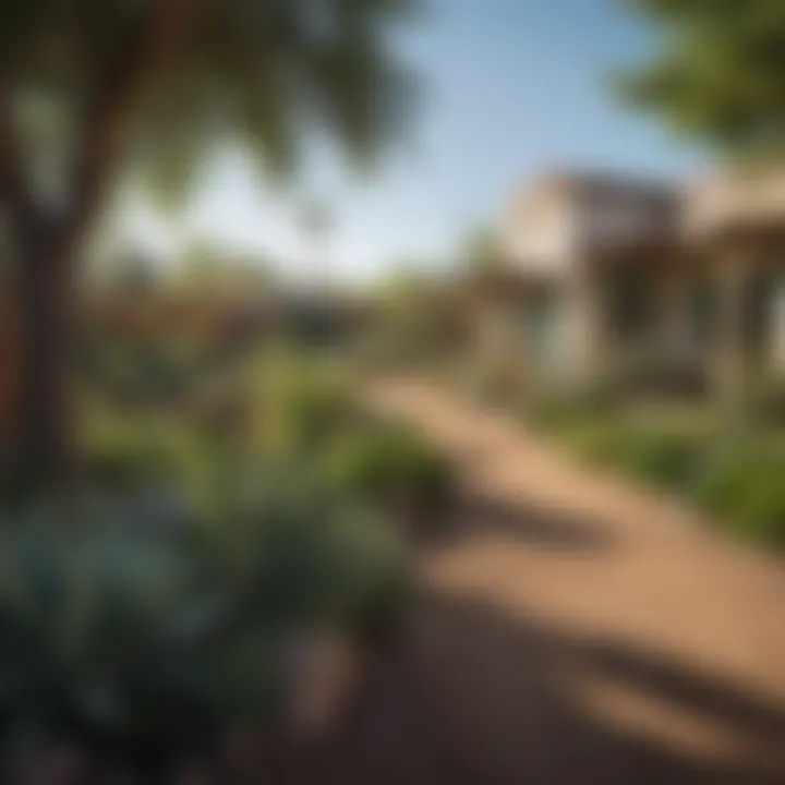 Community garden promoting sustainable living practices in Encanto Village