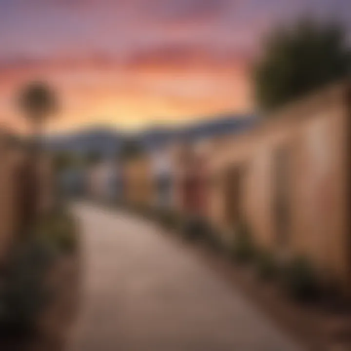 Cultural mural depicting the history and heritage of Encanto Village