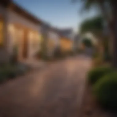 Charming Residential Streets in Encanto Village Charming residential streets lined with vibrant homes in Encanto Village