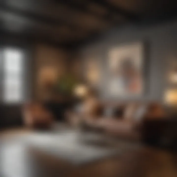 Artistic decor of a Greenwich Village rental room