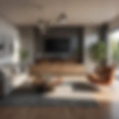 Modern Apartment Living Space Modern apartment living space