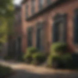 Historic architecture in Old City Philadelphia showcasing colonial style