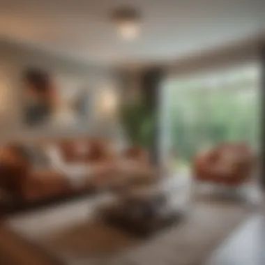 Cozy Living Room in Grant Park Rental Cozy living room interior of a rental property in Grant Park