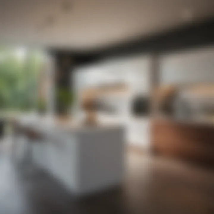Modern kitchen with contemporary design found in Cully homes