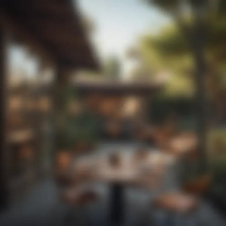 Diverse dining options in a Los Angeles area