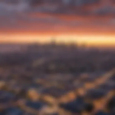 Breathtaking Los Angeles Skyline Scenic view of Los Angeles skyline