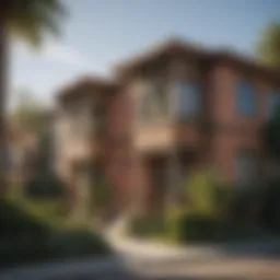 Charming architecture of a Los Angeles neighborhood