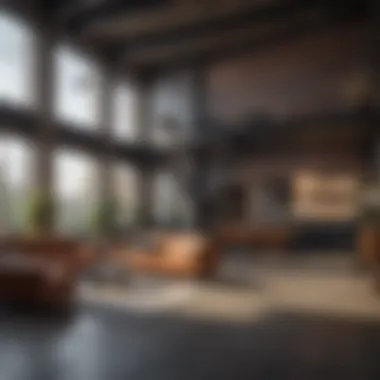 Stylish Modern Loft Stylish modern loft with unique furniture arrangement