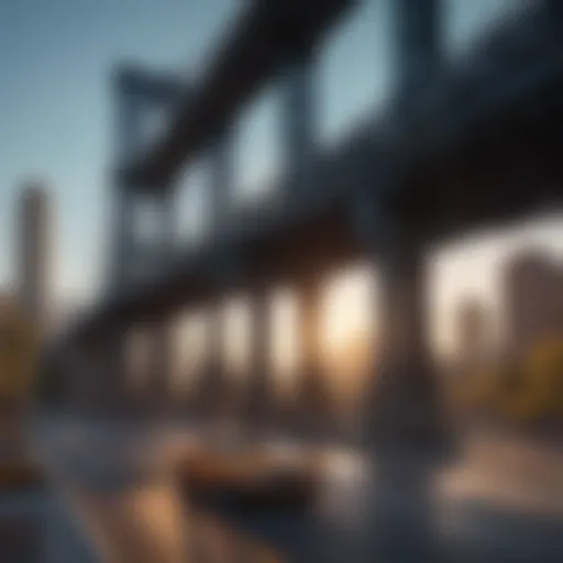 Stunning view of the Manhattan Bridge from a unique apartment