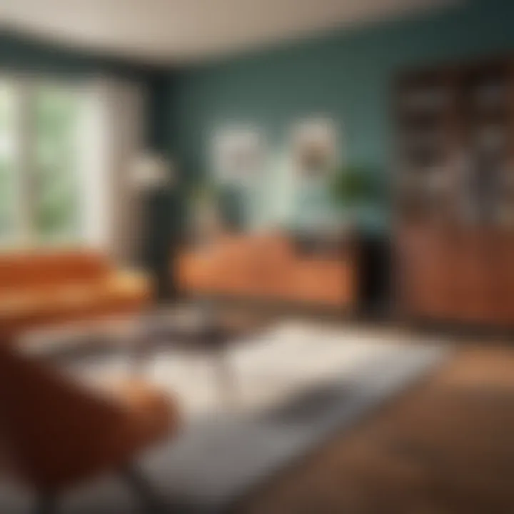 Historical context of mid-century modern furniture colors