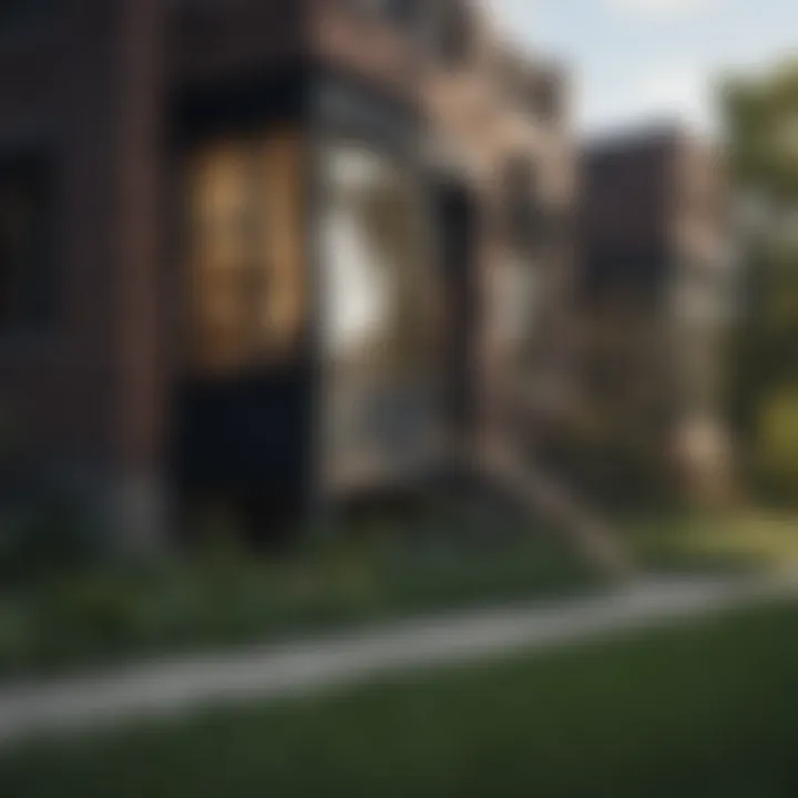 Unique residential homes reflecting diverse architectural styles