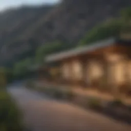 A stunning view of Laurel Canyon showcasing its natural beauty and unique architecture