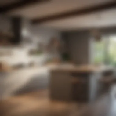 Inviting Communal Kitchen An inviting communal kitchen area perfect for social gatherings