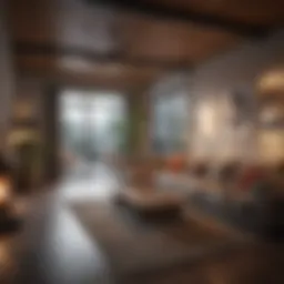 A cozy and stylish shared living space with modern decor