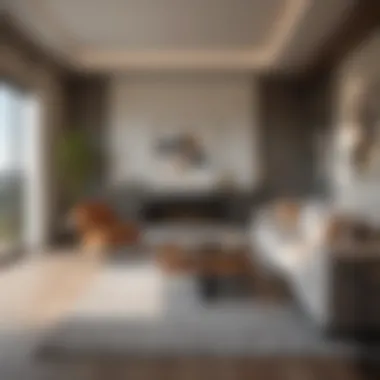 Elegant Living Space at Park West Apartments Elegant living space showcasing modern architecture
