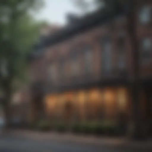 Charming street view showcasing historic architecture in a Philadelphia neighborhood.