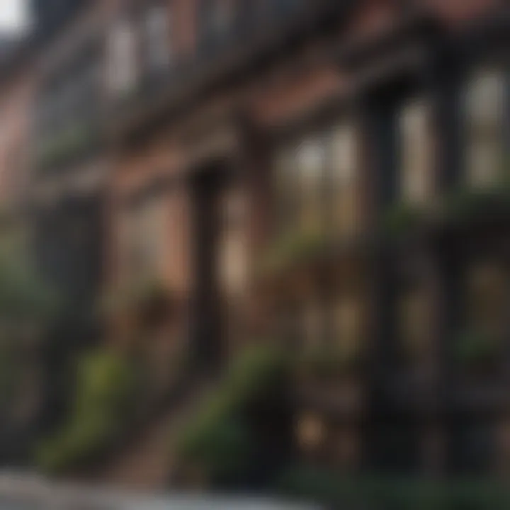 Elegant exterior of a classic brownstone