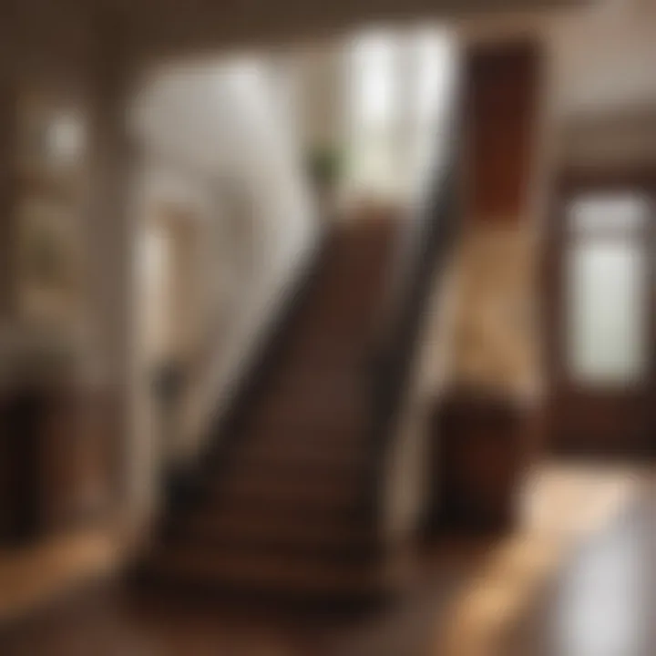 Interior showcasing vintage brownstone features