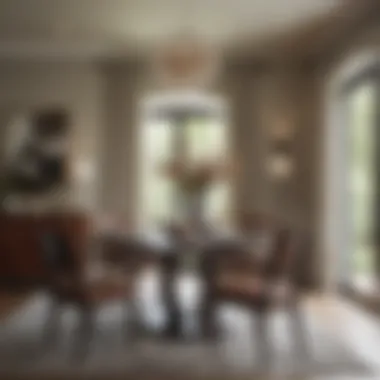 Elegant Dining Set by Madrona Burke Elegant Madrona Burke dining set in a modern home