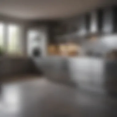 Contemporary Kitchen with Sleek Appliances Modern kitchen showcasing stainless steel appliances