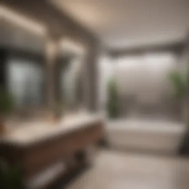 Bathroom Revitalization Through Deep Cleaning Before and after images of a bathroom, illustrating the profound impact of thorough cleaning techniques