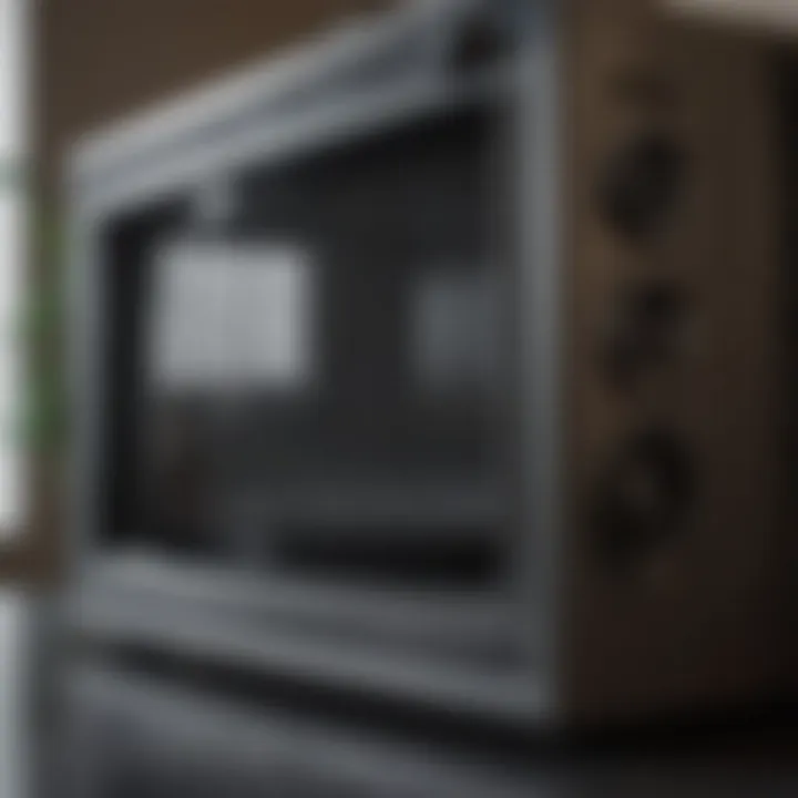 Demonstration of safe cleaning techniques on a TV screen