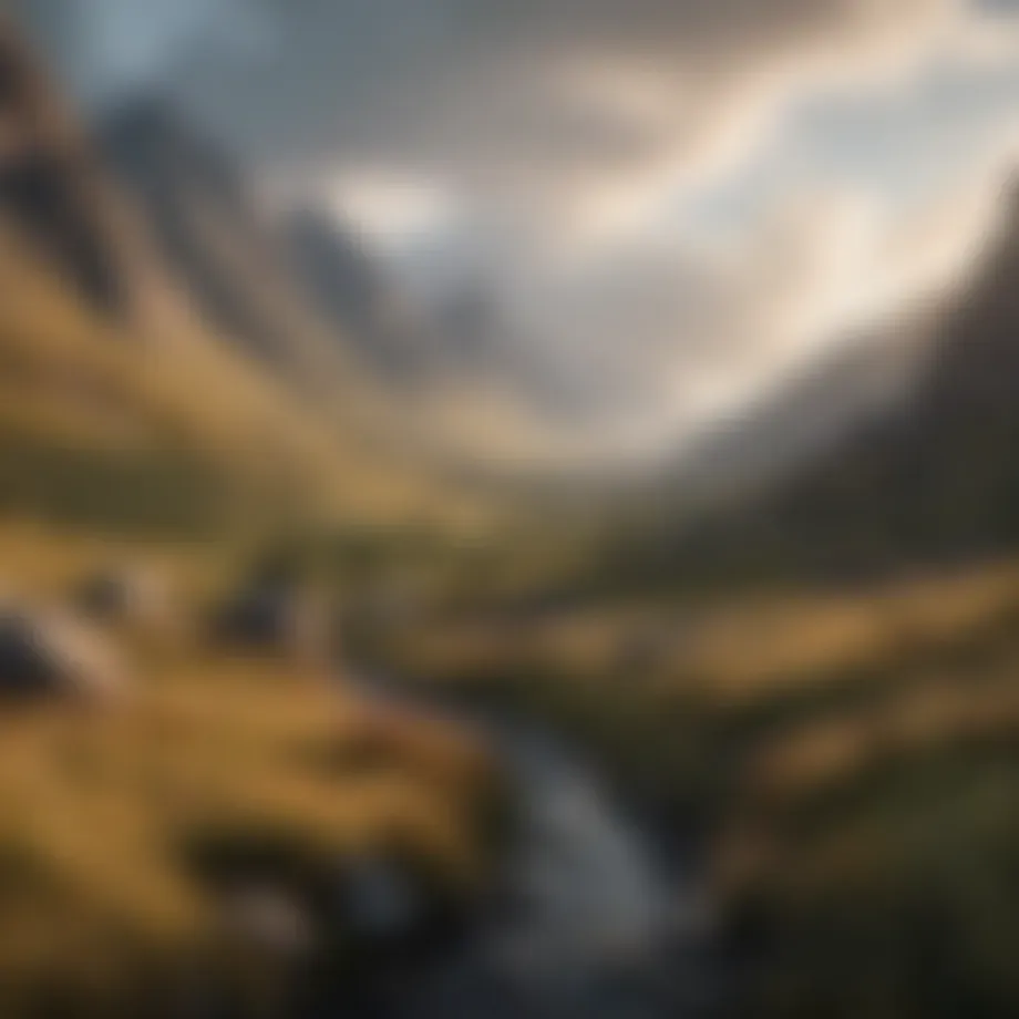 Breathtaking view of the Highlands landscape