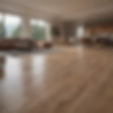 Aesthetic Living Space with Laminate Floors A well-maintained living space with laminate floors, highlighting its aesthetic appeal.