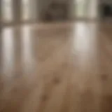 A pristine laminate floor reflecting natural light, showcasing its glossy finish.