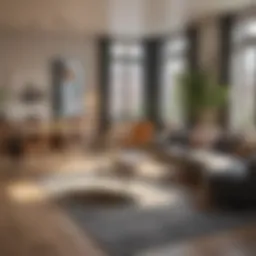 Stylish apartment interior showcasing rental potential