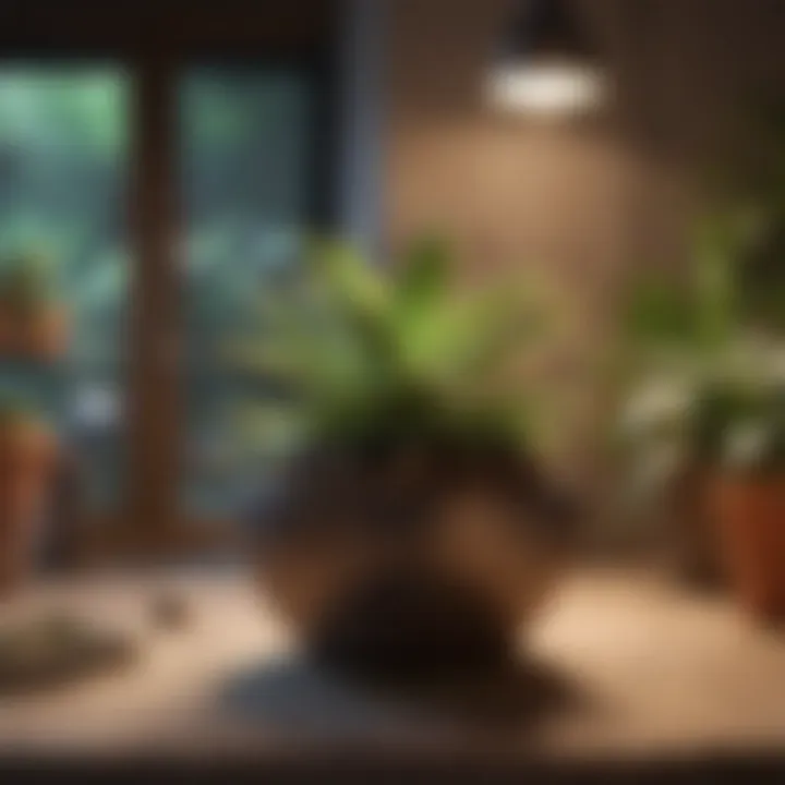 Pest management tools and natural remedies for indoor plants