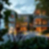 Stunning architectural design of Lands End Apartments