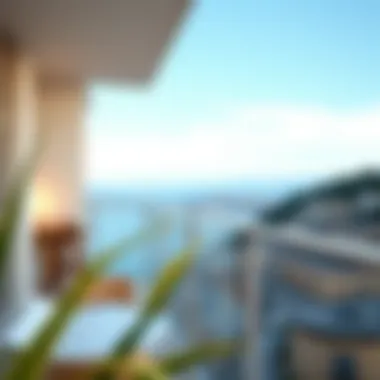 Panoramic Views from the Balcony Breathtaking views from the balcony of Lands End Apartments