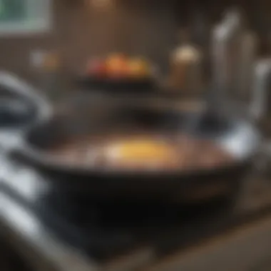 Illustration of common mistakes made while cleaning cookware.