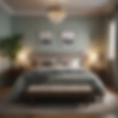 Sophisticated Color Palette for Small Bedrooms Sophisticated color palette enhancing small bedroom ambiance