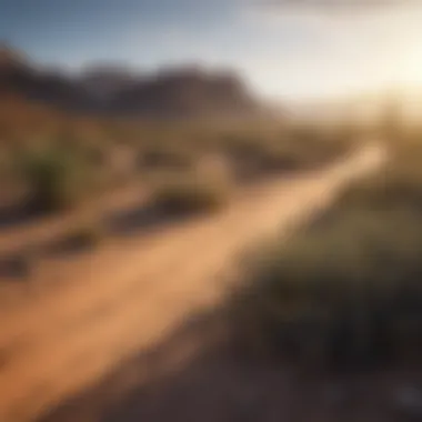 Beautiful desert landscape surrounding Phoenix