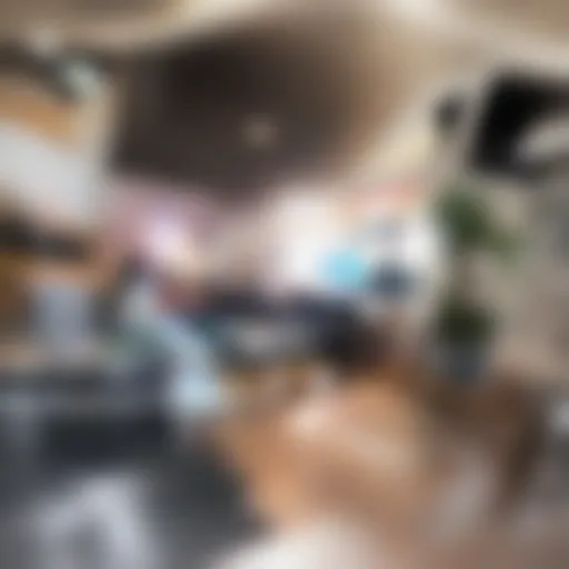 Modern apartment living room showcasing rental potential