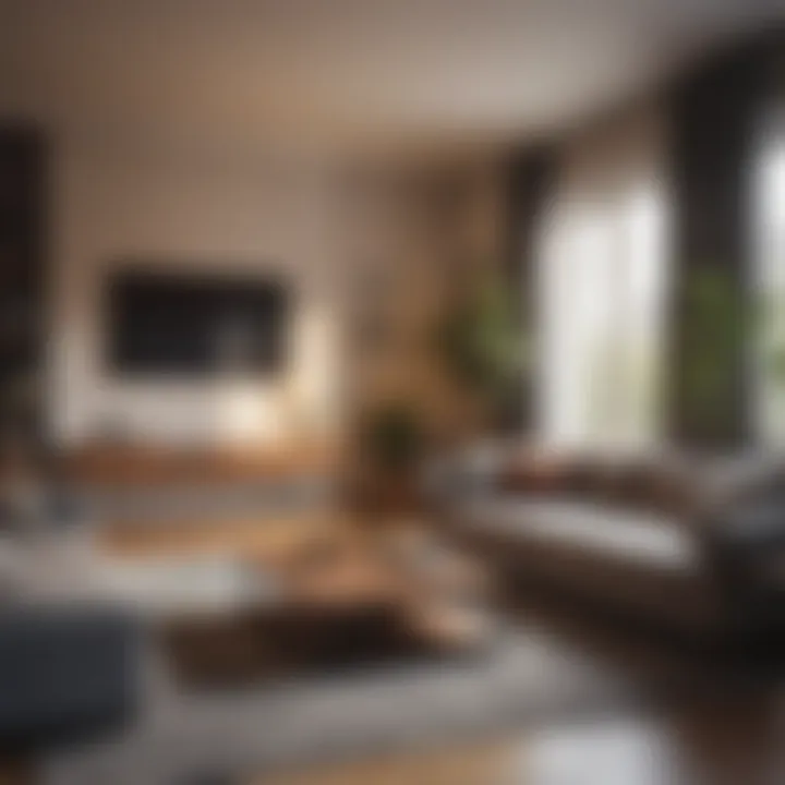 A cozy apartment interior reflecting personal style and comfort.