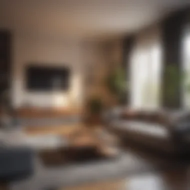 Creating a Comfortable Living Space A cozy apartment interior reflecting personal style and comfort.