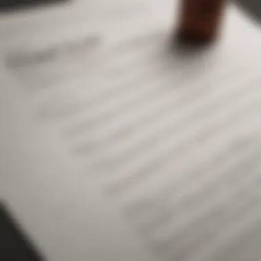 Understanding Your Rental Agreement A close-up of a rental agreement document highlighting key terms.