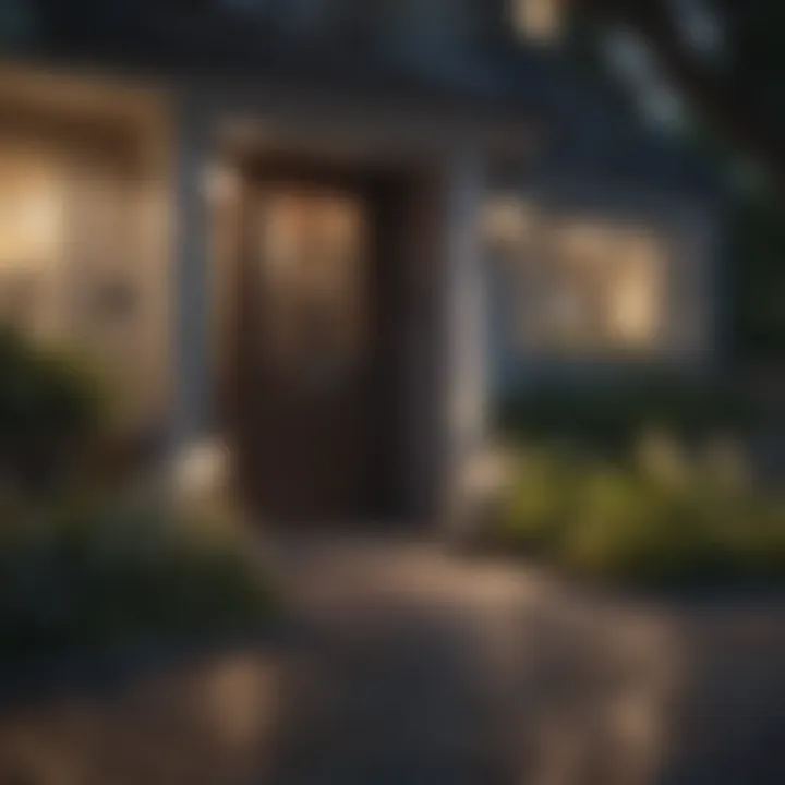 An open house sign in front of a charming property