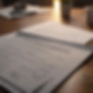 Understanding the Lease Agreement Essentials Close-up of lease agreement documents on a table