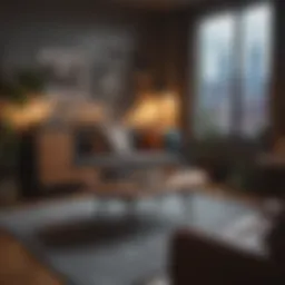 Cozy room setup in a vibrant NYC neighborhood