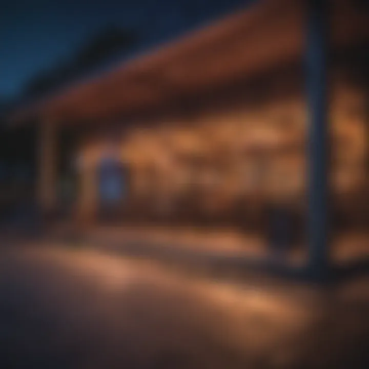 Vibrant nightlife in Dallas neighborhood
