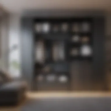 Compact Storage Solutions for Small Apartments Compact closet system showcasing multifunctional furniture and storage