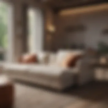 Multifunctional Sofa Bed Stylish multifunctional sofa bed in a modern decor