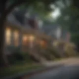 Charming street view in safe Atlanta neighborhood