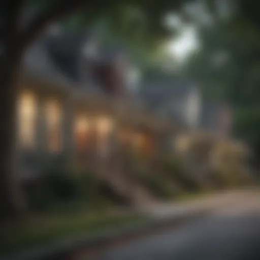 Charming street view in safe Atlanta neighborhood