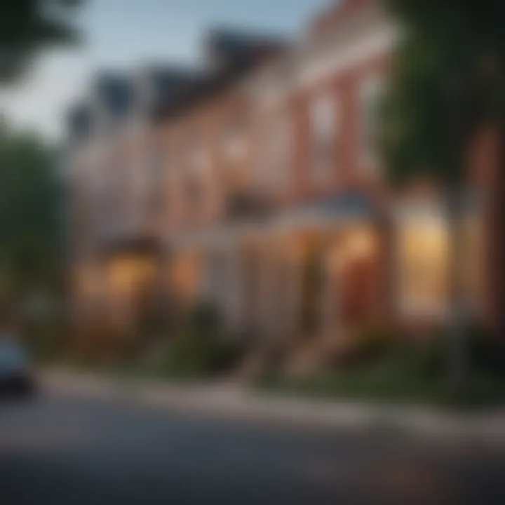 A scenic view of a vibrant neighborhood in Washington, D.C.